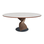 Modern Luxury Nordic Round Wooden Dining Table for Home or Restaurant Use