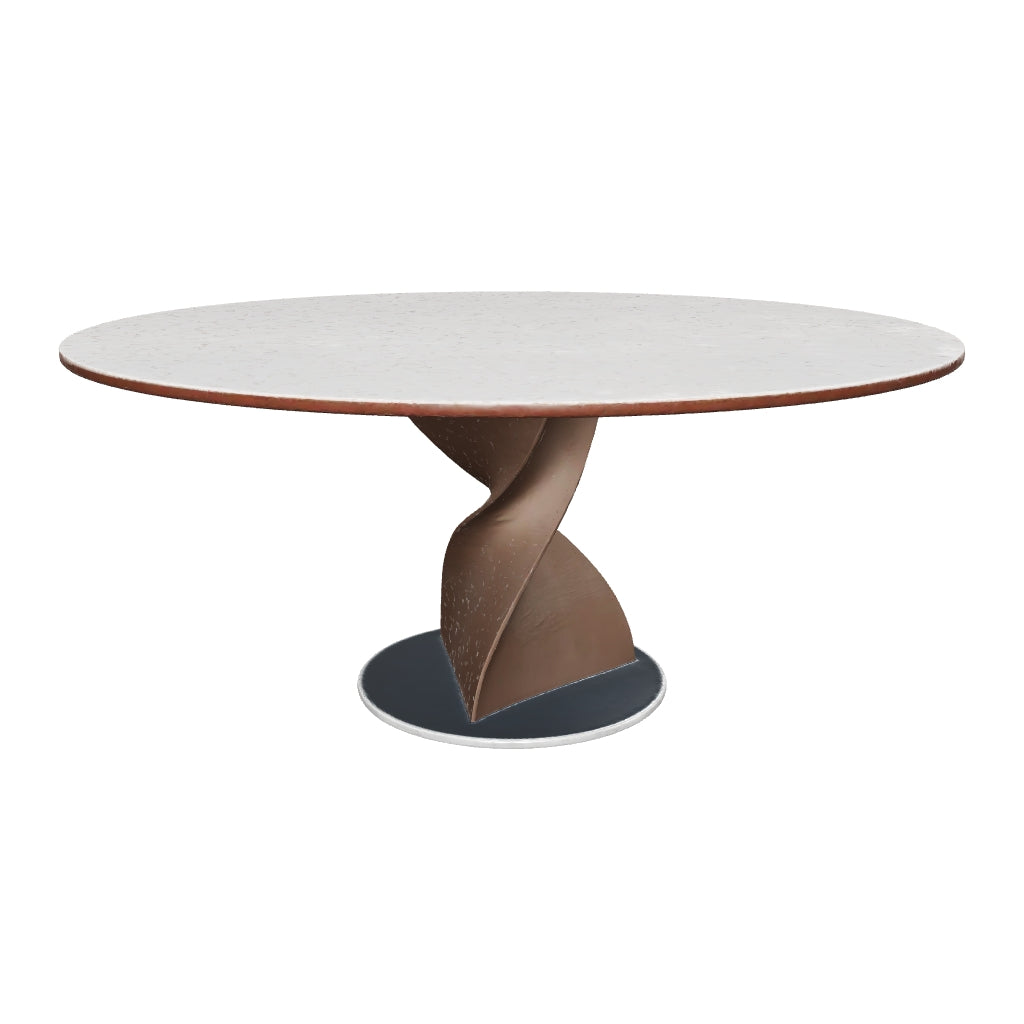 Modern Luxury Nordic Round Wooden Dining Table for Home or Restaurant Use