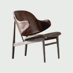 Purely Feel American Nordic Solid Wood Lazy Leather Cloth Sofa Chair Leisure tiger Chair