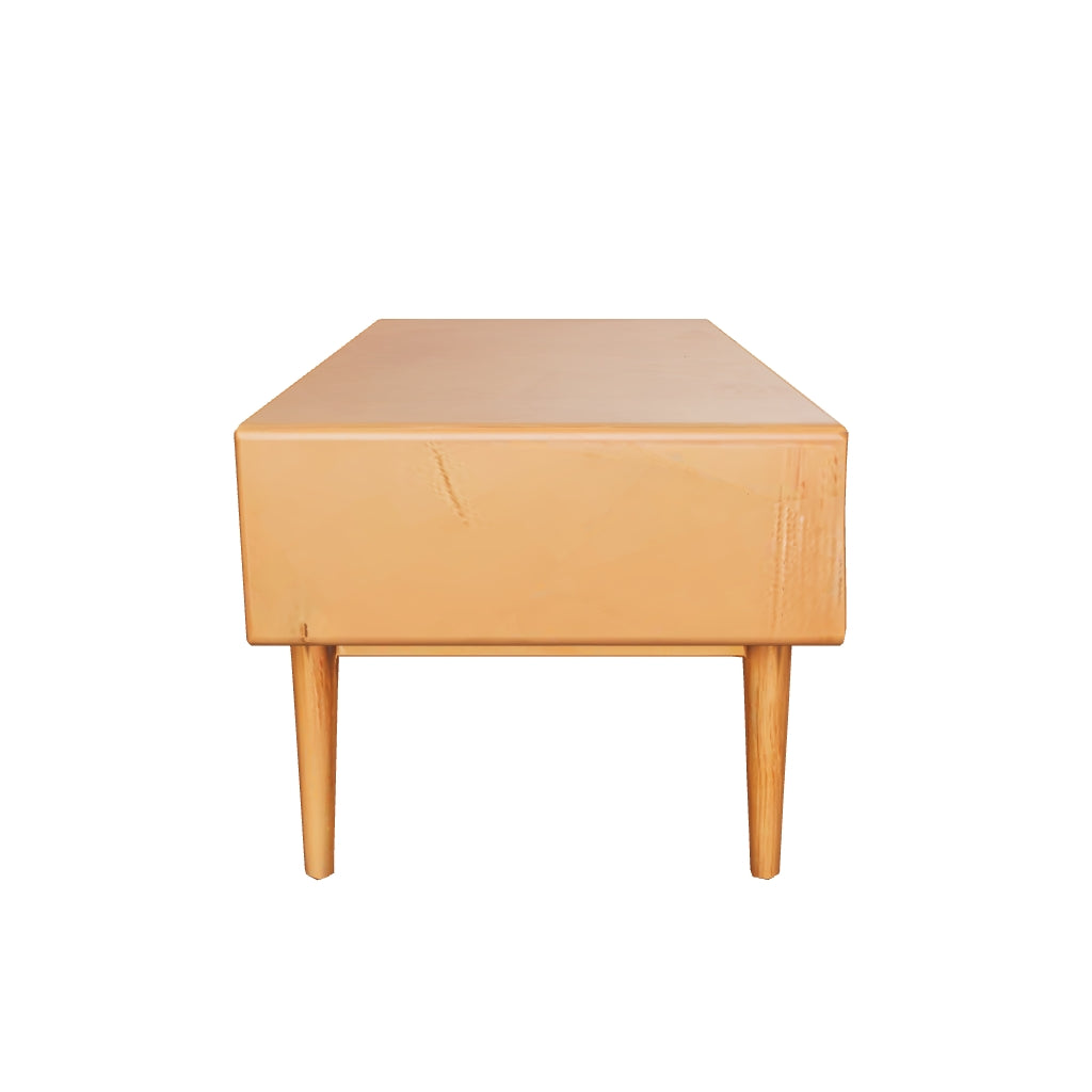 B3079 Modern Simple Solid Wood Living Room Table Oak Wood Coffee Table Double Layer Tea Table