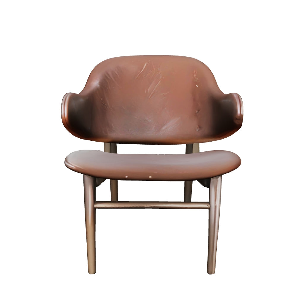 Purely Feel American Nordic Solid Wood Lazy Leather Cloth Sofa Chair Leisure tiger Chair