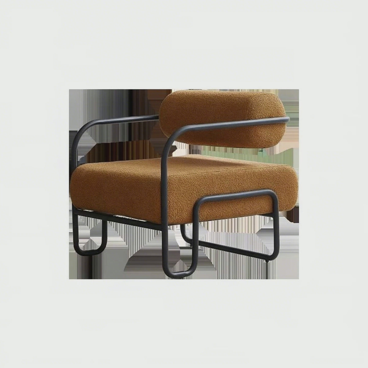 Latest Style Single Sofa Chair Living Room Hotel Homestay Reception Sofa Velvet Fabric Table and Chair Set