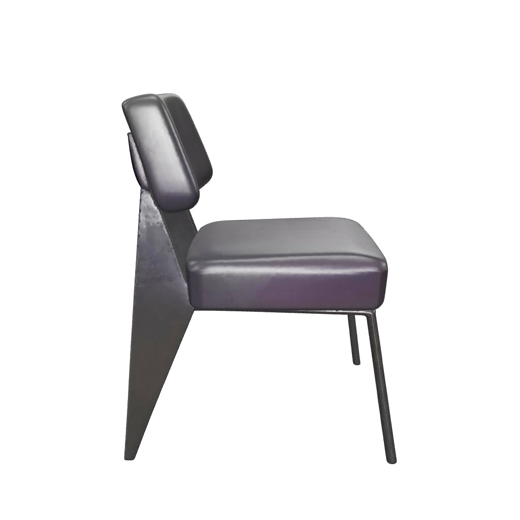 Nordic Retro Modern Hotel Meeting Reception Armchair Iron Casual Western Restaurant Chair Soft Sponge Bar Home Furniture Dining