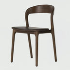 Sassanid OEM Factory Supply Dining Room Furniture American Hemingway Armchair Leather Dining Chair