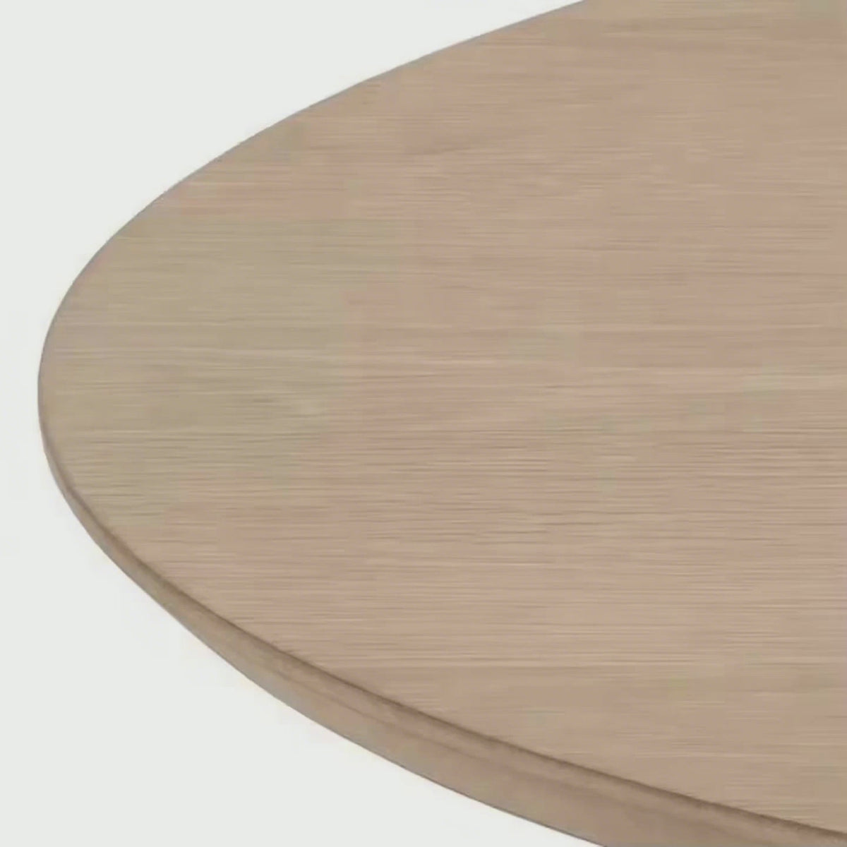 Low Price Handcrafted Round Shape Wooden Dining Table with Natural Finished for Living Room and Dining Room