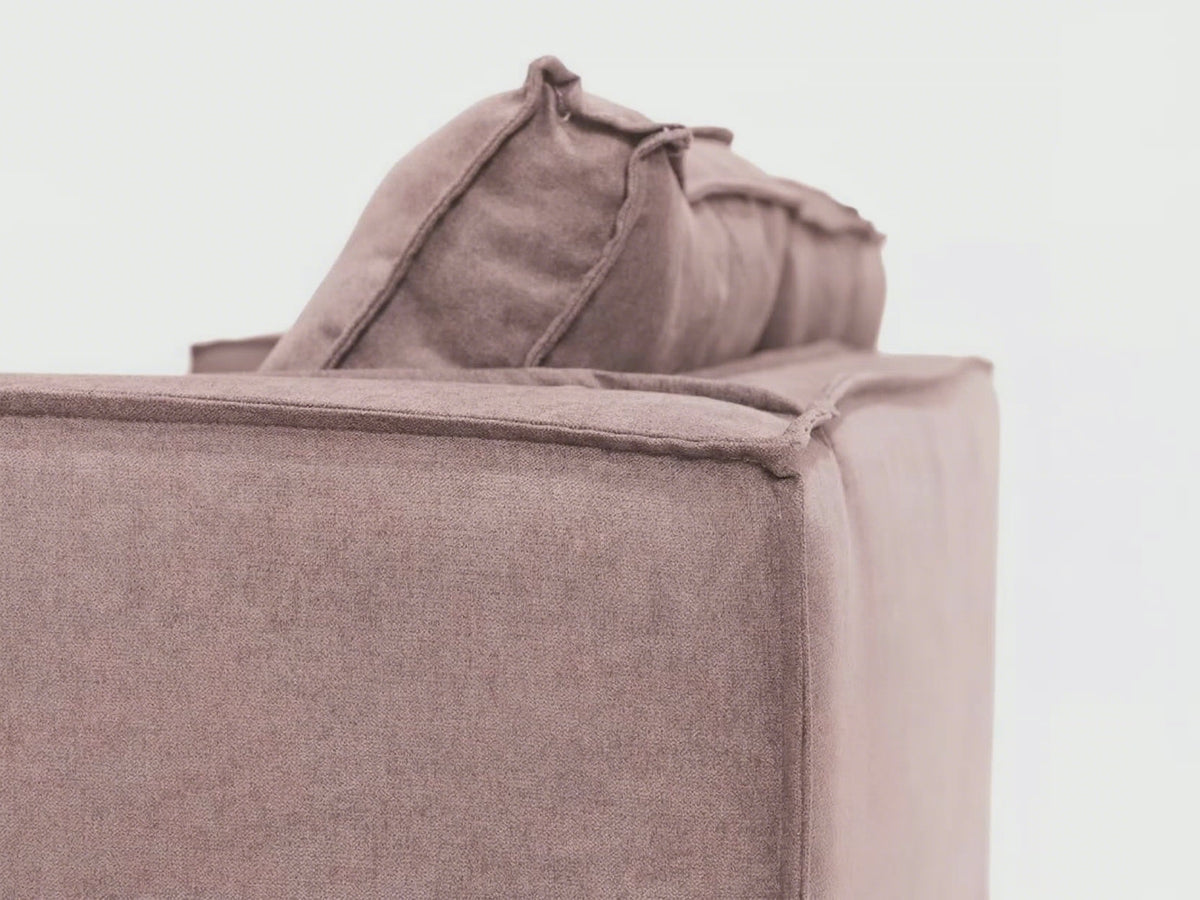 Velvet Blue Cover Trayken Sofa